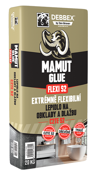 Extrémně flexibilní lepidlo na obklady a dlažbu MAMUT GLUE FLEXI S2